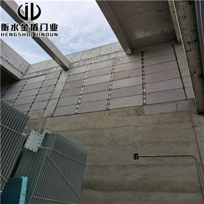 二道泄爆墙施工